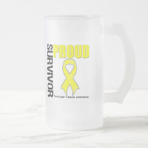 Stolt överlevande - Testicular cancer Kaffe Mugg