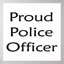 Stolt polis affischer