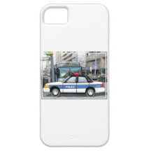 Stolt polisbil i staden iPhone 5 Case-Mate skydd