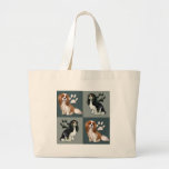 Stolt Spaniel för kung Charles Tote Bags