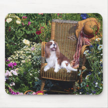 Stolt Spaniel Mousepad för kung Charles Musmattor