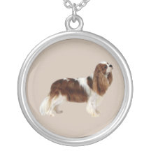 Stolt Spanielhalsband för kung Charles