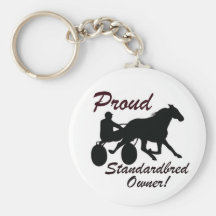 Stolt Standardbred ägare Nyckel Ring