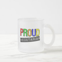 Stolt vegetarian kaffe kopp