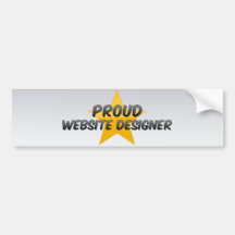 Stolt Websiteformgivare Bildekal