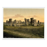 Stonehenge Salisbury, England sällsynt Photochrom Vykort