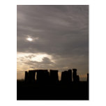 Stonehenge Silhouette Vykort