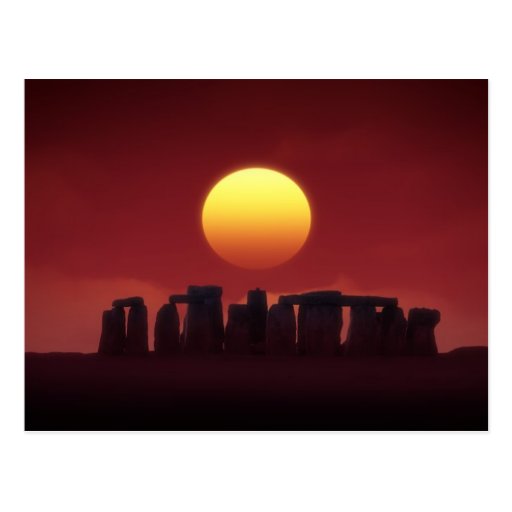 stonehenge vykort