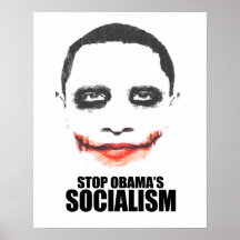 STOPPA DEN OBAMA SOCIALISMEN AFFISCHER