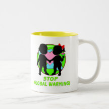 Stoppa global värme kaffe mugg