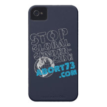 Stoppa globala Gendercide/Abort73.com Case-Mate iPhone 4 Fodraler