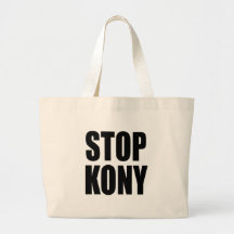Stoppa Kony Tote Bags