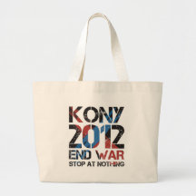 Stoppa Kony Tote Bags
