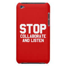 stoppa samarbetar och lyssnar iPod touch Case-Mate fodral