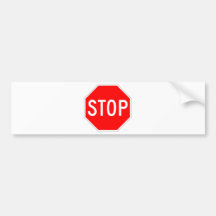 Stoppet undertecknar - huvudvägsexhörning bildekal