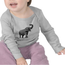 STOR ASIATISK ELEFANT - INDISK ELEFANT T-SHIRT