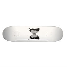 Stor grå färg- & svartfjäril skate boards
