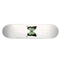 Stor grönt- & svartfjäril skate board decks