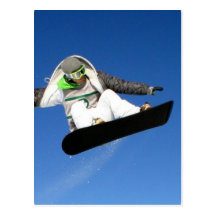 Stor luftSnowboardingvykort