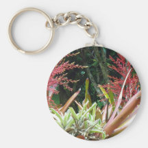 Stor ö av Hawaii botanisk trädgård Nyckelringar