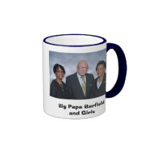 Stor pappa Barfield och flickor Kaffe Kopp