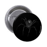 Stor svart kuslig spindel 3D Pins