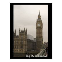 Stora Ben, London Vykort
