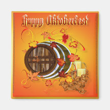 Stora Öl-Lycklig oktoberfestmagneter