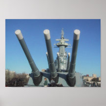 Stora vapen för USS Carolina Posters