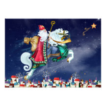 Storartad St. Nick Personliga Inbjudan