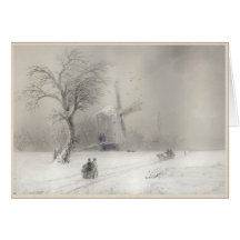 Stormiga hav av ett stenigt kustenIvan Aivazovsky  Hälsnings Kort