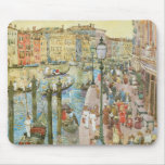 Storslagen kanal, Venedig vid Prendergast, vintage Musmattor