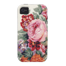 Stort fodral för rosa rosiPhone 4