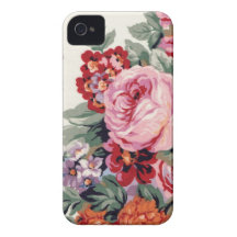 Stort fodral för rosa rosiPhone 4 Case-Mate iPhone 4 Fodral
