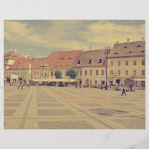 Stort kvadrera, Sibiu Flygblad