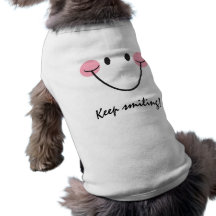 Stort lyckligt leende - le för behålla! hundutslag hund tee shirt