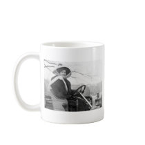 Stort pälsfodra täcker, tidig sort1900s mugg