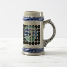 Stort pricka fotoet Stein Kaffe Koppar