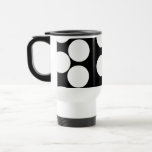 Stort pricker i svart och White. Kaffe Koppar
