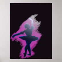 Strålkastareballerina Affisch