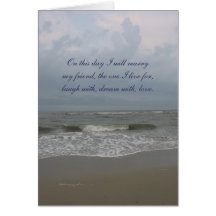 Strandbröllopinbjudan Hälsningskort