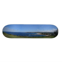 Stranden stiger ombord skateboard decks