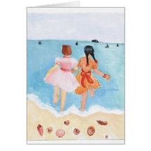 Strandhälsningkort