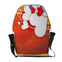 stränga hjärtaRickshawmessenger bag