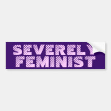 Strängt feministiskt bildekal