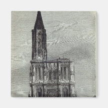 Strasburg domkyrka magnet för kylskåp