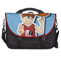 Streetball baskteballpojke laptop computer bag