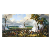 Striden av Hanau av Horace Vernet Anpassade Foto Kort