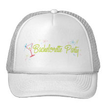 Stroppig grön Bachelorette partyhatt Trucker Keps