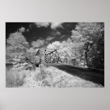 Stryka överbryggar infrared affischer